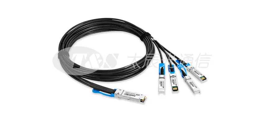 ج QSFP28 إلى 4SFP28 داك